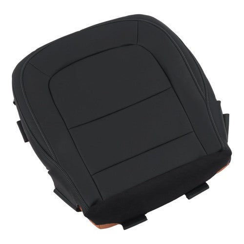 DURAFORCE Leather Black For Chevy Colorado Canyon 2015-2022 Driver Side Bottom Seat Cover