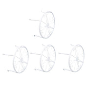 DURAFORCE 4PCS Plant Stand for Flower Pot Potted Holder Indoor Outdoor Metal 9in