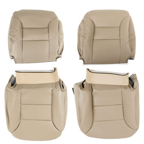 DURAFORCE For Chevy Tahoe 1995-99 New Driver Passenger Side Bottom&Top Leather Seat Cover