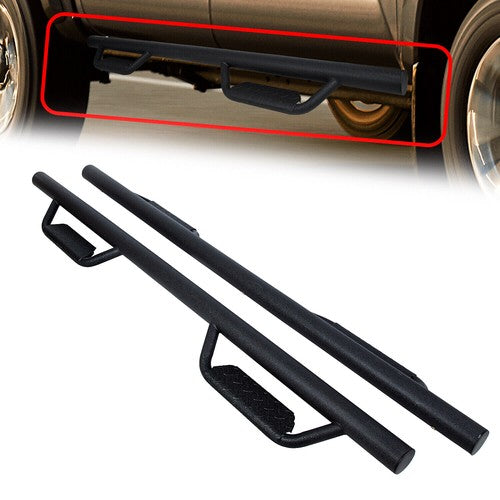 Running Boards For Toyota Tacoma 2005-2023 Double Cab Black Side Steps Nerf Bar