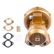 DURAFORCE New Regenerative Blower 220V-480V 3 Phase 1.5 Kw 60Hz -210 mBar Vacuum 1-1/2"