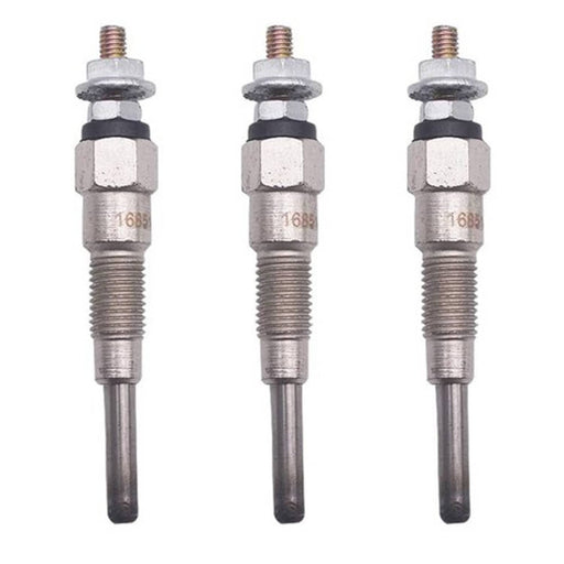 DURAFORCE 3x Glow Plug for Kubota D722 D902 D905 D1005 D1105 V1305 V1505