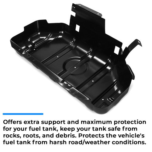 Fuel Tank Skid Plate for 97 06 Jeep Wrangler TJ Unlimited with 15 or 19 Gallon