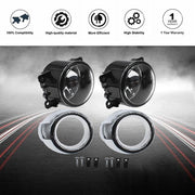 DURAFORCE Fit For Ford Focus 2012-2014 Clear Lens Front Bumper Fog Lights Lamps W/ Bulbs