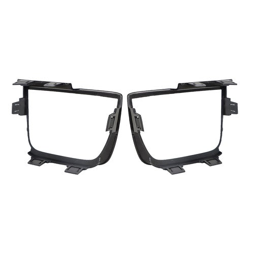 DURAFORCE Black Set Of 4 Fit For Chevy Camaro Series 2010 - 2013 Tail Light Bezel Covers