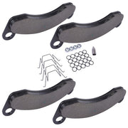 DURAFORCE BRAKE PAD KIT 10K-12K AXLE FOR K71-180-00 DEXTER CALIPER 2 WHEELS Semi-Metallic