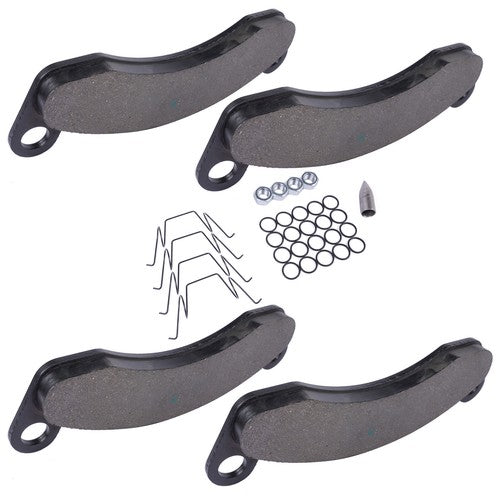 DURAFORCE BRAKE PAD KIT 10K-12K AXLE FOR K71-180-00 DEXTER CALIPER 2 WHEELS Semi-Metallic