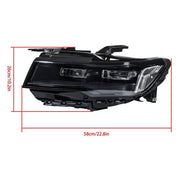 DURAFORCE Headlight LED For Cadillac Escalade Sport/Sport Platinum 2021-2024 Left Black