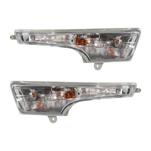 DURAFORCE Turn Signal Lights Clear Lens Left+Right Side for 2013-2015 for Nissan Altima
