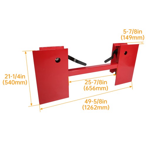 DURAFORCE 4000LBS Quick Tach Conversion Adapter Plate Attach For Skid Steer Loader Bobtach