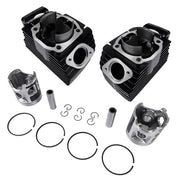 DURAFORCE Cylinder Rebuild Kit + Piston Rings Pistons Wrist Pins Circlips for Yamaha RD350