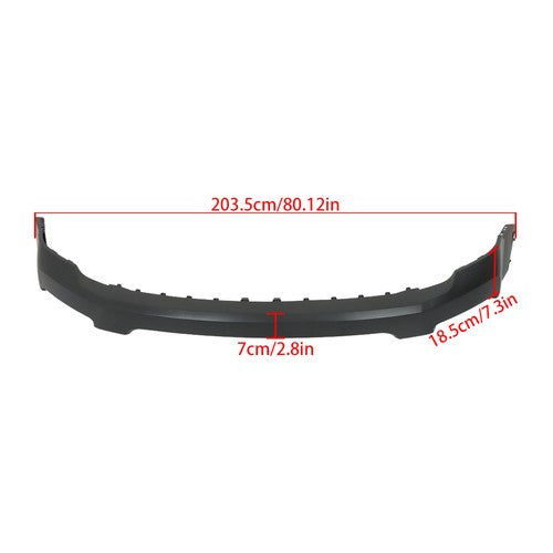 DURAFORCE Front Bumper Upper Cover Without Sensor Holes Fit For Ford Expedition 2015-2017