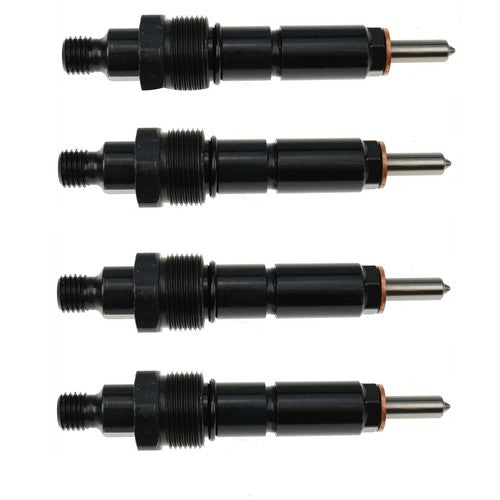 DURAFORCE 4 pcs Fuel Injector for Case-IH Skid Steer 1840 1845C Backhoe 580 Super K 680L