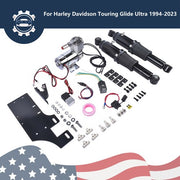 DURAFORCE Rear Air Ride Suspension Set For Harley Touring Road King Street Glide 1994-2023