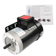 DURAFORCE 1800 RPM 2 HP General Electric Motor 3 Phase 56C Frame TEFC 230 / 460 Volt New