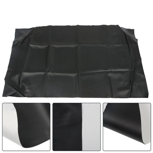 DURAFORCE For Club Car DS 2000.5-Up Golf Cart Faux Leather Front Seat Covers Black