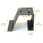 DURAFORCE For Jeep Wrangler YJ TJ LJ Spare Tire Carrier Mount Holder Rack 1987-2006