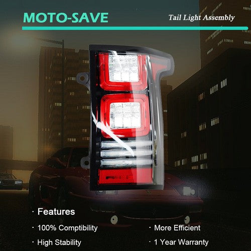 DURAFORCE Fit For 2013-2017 Land Range Rover Red Right Passenger Side Taillight Brake Lamp