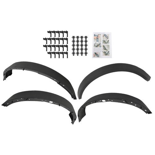 DURAFORCE New Plastic Black Wide Wheel Lip Fender Flares Fit For Ford Bronco 2021-2024