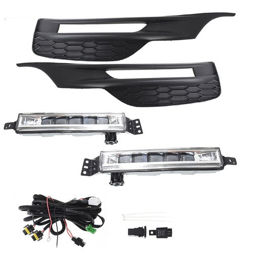DURAFORCE Daytime Running Lights For 16-17 Honda Accord Sedan with Bezel Switch RH+LH