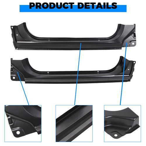 Cab Corners And Rocker Panels 4 Piece Kit for 1973-1987 Chevy GMC C10 K10 Truck LH RH