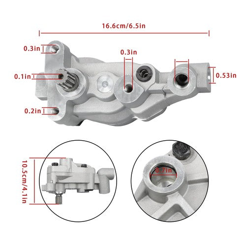 DURAFORCE Hydraulic Pump For Massey Ferguson 135 150 165 175 886821M93 886821M94 New