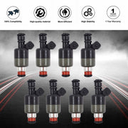 DURAFORCE 17095004 8x Fuel Injectors For Chevrolet GM 1994-1997 5.7L V8