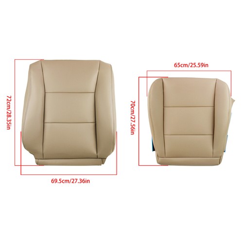 DURAFORCE New For Toyota Land Cruiser 1998 1999-2007 Driver Bottom&Top Leather Seat Cover