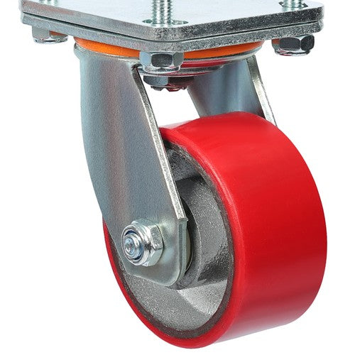 Hitch Mount Skid Wheel For RV Trailer 5th Wheel 2.5 Inch 3 Inch Receivers Zinc Plated
