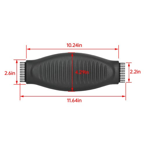 Black Lumbar Pad Support for Herman Miller Classic Aeron Chair Size B Medium
