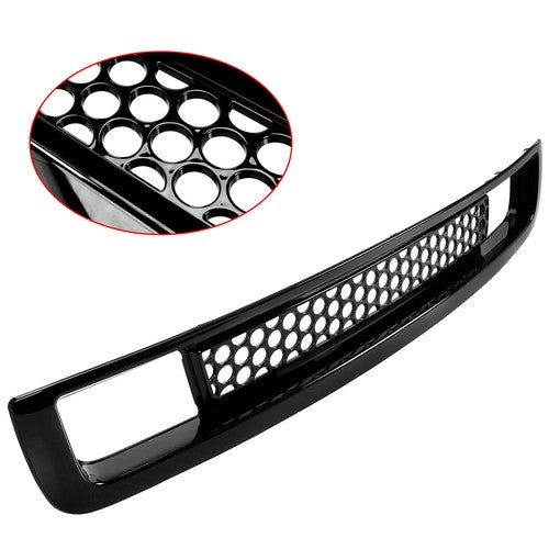 Lower Bumper Mesh Grille Gloss Black for 07-13 Sierra 1500 Denali Pickup