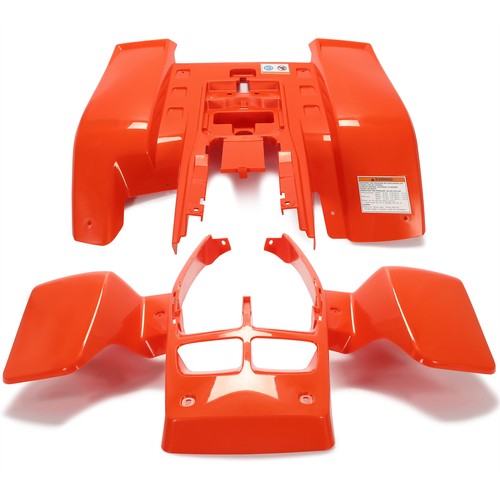 DURAFORCE Front + Rear Fender Plastic Body For 87-06 Yamaha Banshee 350 YFZ350 (ORANGE)
