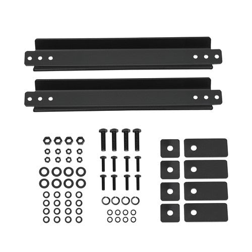 DURAFORCE Powder Coated Steel Spare Tire Carrier For Super Singles Adjustable Semi Truck