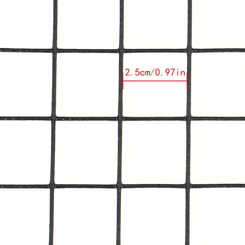 DURAFORCE 1"x1"16 Gauge 24"x100' Welded Wire Fence Vinyl Coated Chicken Rabbit Mesh