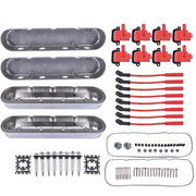 DURAFORCE Polished Valve Covers For Chevy GM LS Engines LS1 LS2 LS3 LS6 LS7 5.3 6.0 6.2L