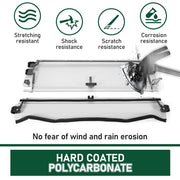DURAFORCE Scratch Resistant Clear Flip Windshield For Kawasaki Teryx 800 /4 /S 2016+/2021+
