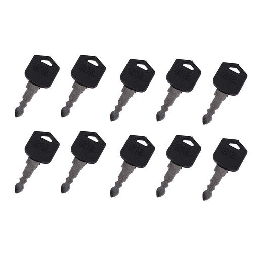 D554212 Ignition Keys for Doosan Daewoo Forklift D25 D35 G25 G35 10 Pcs