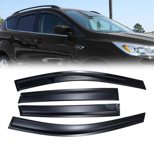 DURAFORCE Out-Channel Window Sun Vent Visor Rain Guard Deflector for Ford Escape 2013-2019