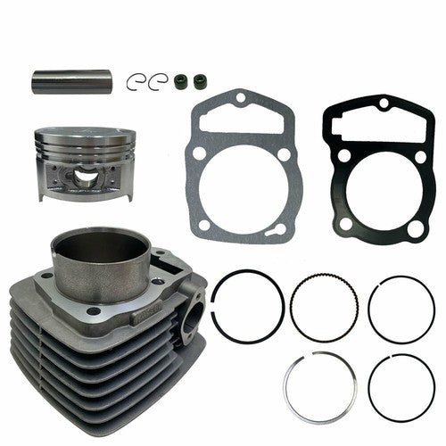 DURAFORCE Top End Kit Cylinder Piston Rings Kit New For HONDA CBF200 XR200 XL200 63.5mm