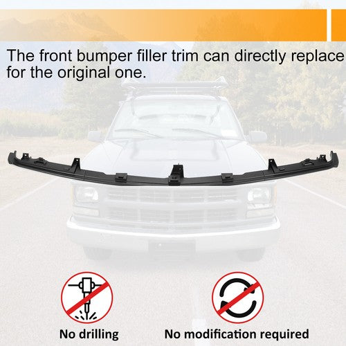 Front Bumper Filler Trim for Chevy GMC C K Pickup Suburban 94 99 Escalade 99 00