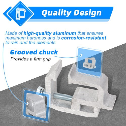 Truck Cap Topper Camper Shell Mounting Clamps