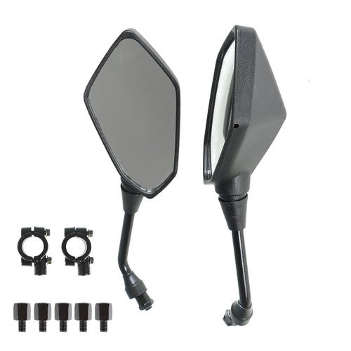 DURAFORCE Rear View Side Mirrors 10mm for Honda Rubicon Rincon Recon TRX 250X