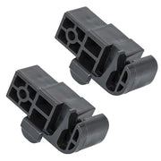 DURAFORCE 2 PACK For Pontoon Bimini Top Latch Black Plastic Connector Bracket #002957