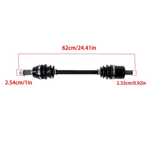 DURAFORCE Fit For Polaris RZR 800 2008-2014 Front Left and Right CV Axles Drive Shaft