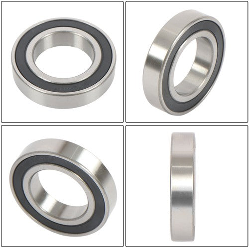 DURAFORCE 10 Pcs R24-2RS 1-1/2×2-5/8×9/16" Double Rubber Seal Deep Groove Ball Bearing