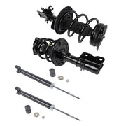 DURAFORCE Front Struts + Rear Shock Absorbers For Nissan Altima 2.5L l4 3.5L V6 2007-2012