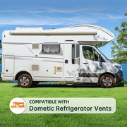 DURAFORCE Refrigerator Vent Lid For Truck RV Camper #65528 For Dometic Refrigerator Vent
