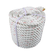 DURAFORCE 1"×120ft Double Braid Polyester Rope 3400lbs Breaking Strength Strong Pulling