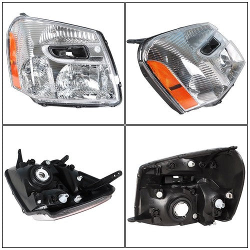 DURAFORCE Headlight Assembly For Chevy Equinox 2005-2009 Headlamps Passenger Side Halogen