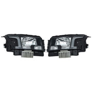DURAFORCE Headlight Replacement Fit For Nissan Frontier 2022-2023 LH+RH Clear Lens Halogen